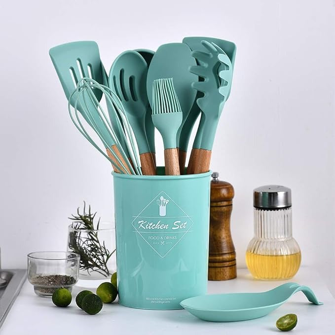 Set de 12 Utensilios de Silicona
