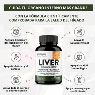Suplemento Detox Hepático Natural - Liver Cleanser