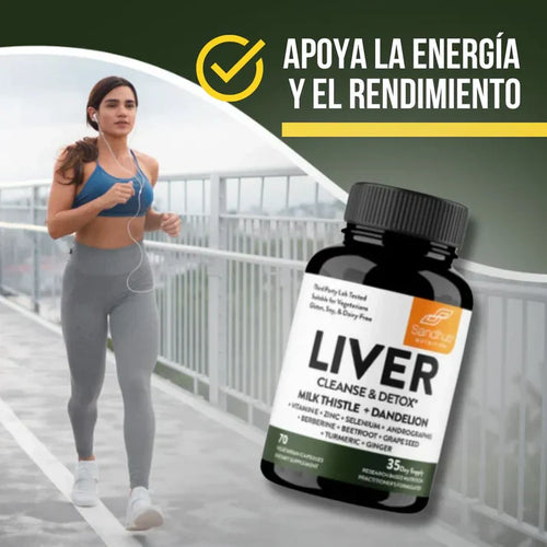 Suplemento Detox Hepático Natural - Liver Cleanser
