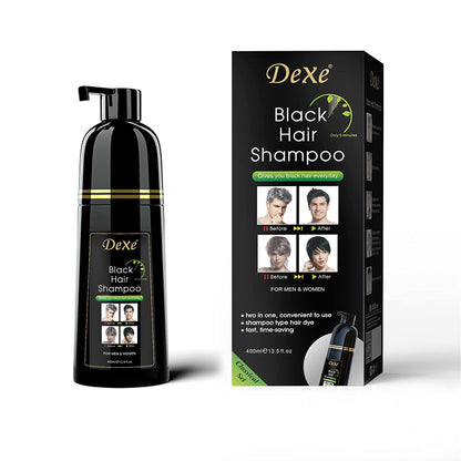 BLACK HAIR SHAMPOO DEXE "NEGRO"